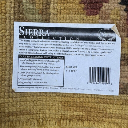 Nourison Sierra Collection Handwoven Wool Rug 8Lx10.5W