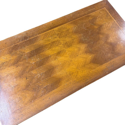 Italian Louis XVI Style Walnut One-Drawer Writing Desk 47.5Lx24Wx29H