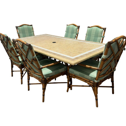 Tommy Bahama Island Estate Veranda 9pc Dining Set 84Lx44Wx29H