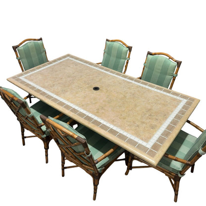 Tommy Bahama Island Estate Veranda 9pc Dining Set 84Lx44Wx29H