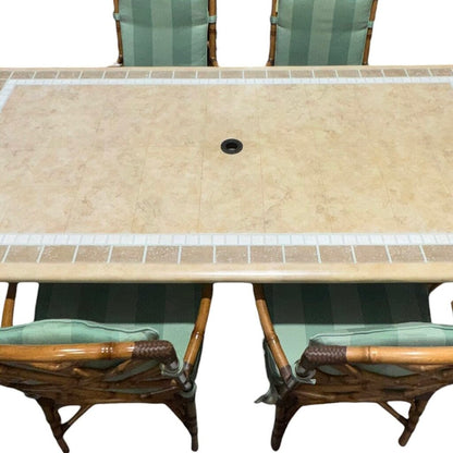 Tommy Bahama Island Estate Veranda 9pc Dining Set 84Lx44Wx29H