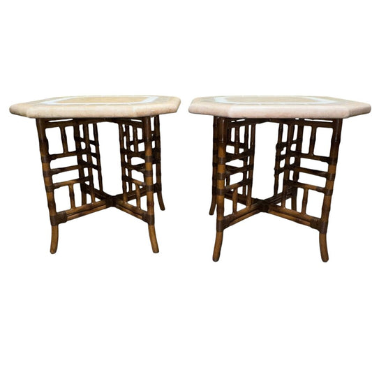 Tommy Bahama Island Estate Veranda Side Tables Pair 24Lx24Wx23H