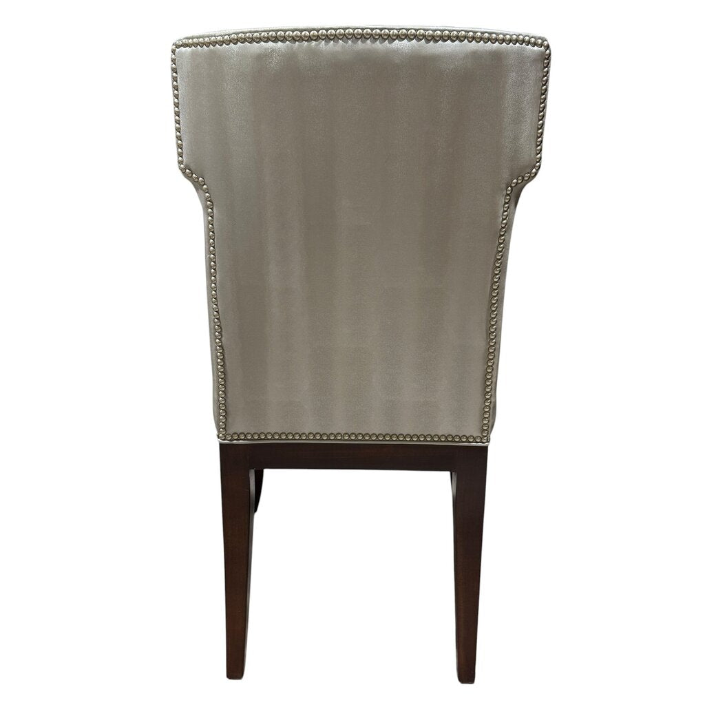 Century Furniture Metallic Upholstered Dining Chairs Set of 2