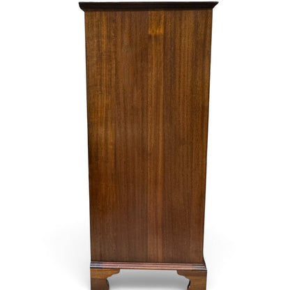 Vintage Traditional Mahogany 5-Drawer Tall Chest 34Lx20Wx47.5H