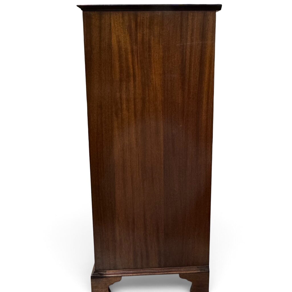 Vintage Traditional Mahogany 5-Drawer Tall Chest 34Lx20Wx47.5H