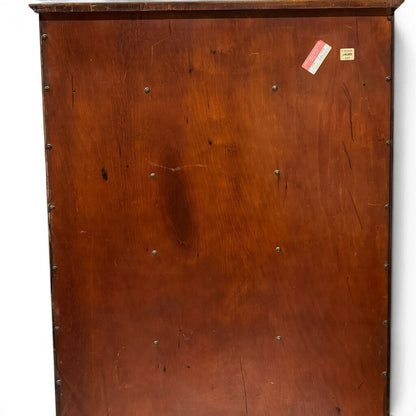Vintage Traditional Mahogany 5-Drawer Tall Chest 34Lx20Wx47.5H