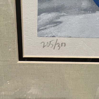 Signed Ltd Ed Serigraph 205/300 by: JOHN KIRALY "In Xanadu 1990" 43"x51"