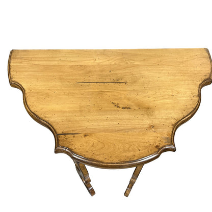 Carlotta Solid Wood Scrolled Console Table by: Woodland Furniture Idaho Falls, Idaho USA