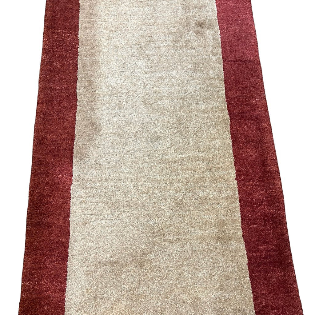 Tufenkian Hand Knotted Thick Wool Pile Runner / Rug 3x10 Kensington Suede