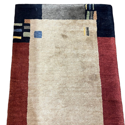 Tufenkian Hand Knotted Thick Wool Pile Runner / Rug 3x10 Kensington Suede