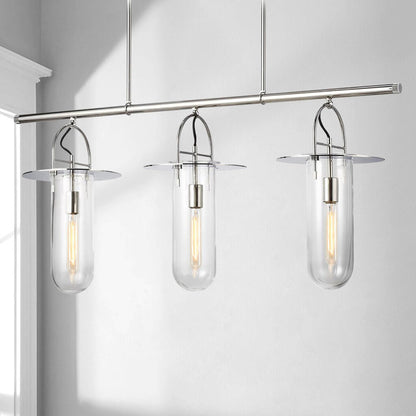 Kelly Wearstler Nuance 3 - Light Linear Chandelier by: Visual Comfort Studio 10.5"Wx78.25"H