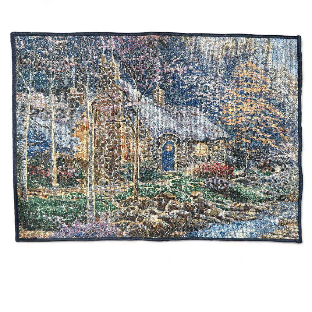 Set of 8 Thomas Kincaid Tapestry Placemats 12"x17"